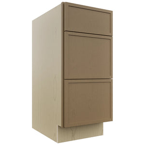 Fabuwood Luna Truffle VDB15-34 Vanity Drawer Cabinet, Front View