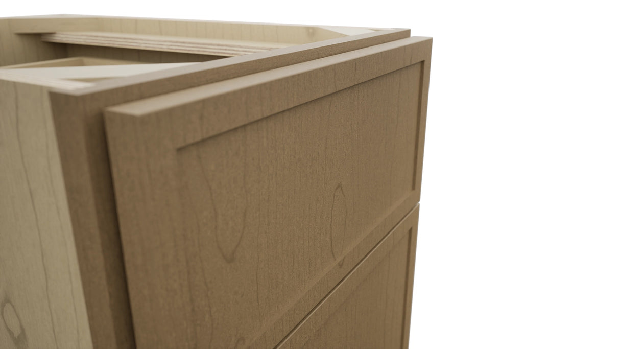 Fabuwood Luna Truffle VDB15-34 Vanity Drawer Cabinet, Detail View