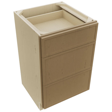 Fabuwood Luna Truffle VDB21-34 Vanity Drawer Cabinet, Top View