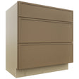 Fabuwood Luna Truffle VDB33-34 Vanity Drawer Cabinet, Front View
