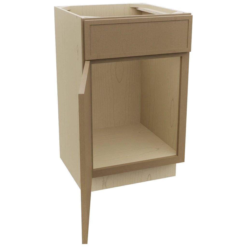Fabuwood Luna Truffle VSB21-34 Vanity Sink Cabinet, Open View