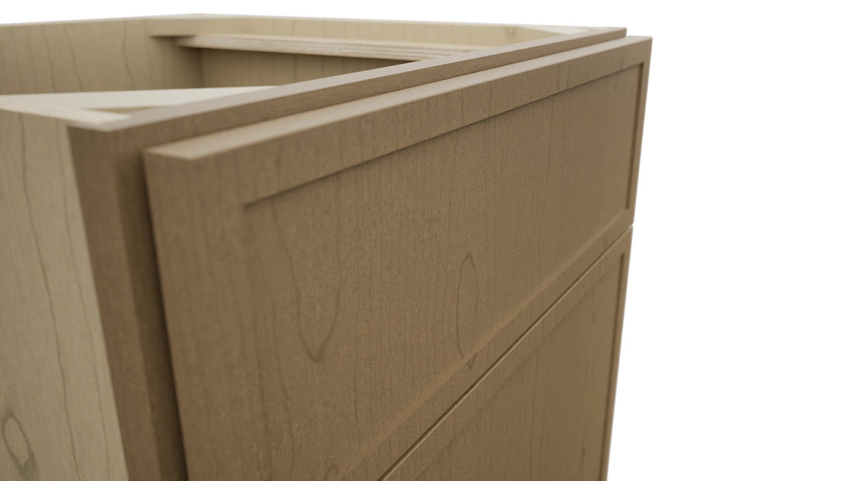 Fabuwood Luna Truffle VSB21-34 Vanity Sink Cabinet, Detail View