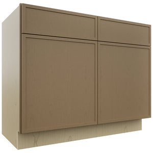 Fabuwood Luna Truffle VSB42-34 Vanity Sink Cabinet, Front View
