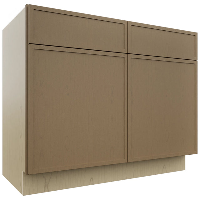 Fabuwood Luna Truffle VSB42-34 Vanity Sink Cabinet, Front View