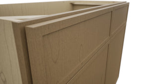 Fabuwood Luna Truffle VSB42-34 Vanity Sink Cabinet, Detail View