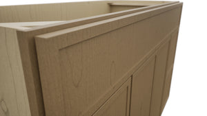 Fabuwood Luna Truffle VSD30DR Vanity Combo Cabinet, Detail View