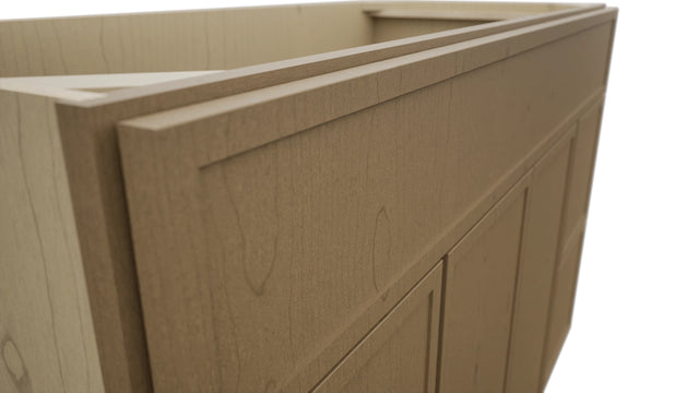 Fabuwood Luna Truffle VSD30DR Vanity Combo Cabinet, Detail View