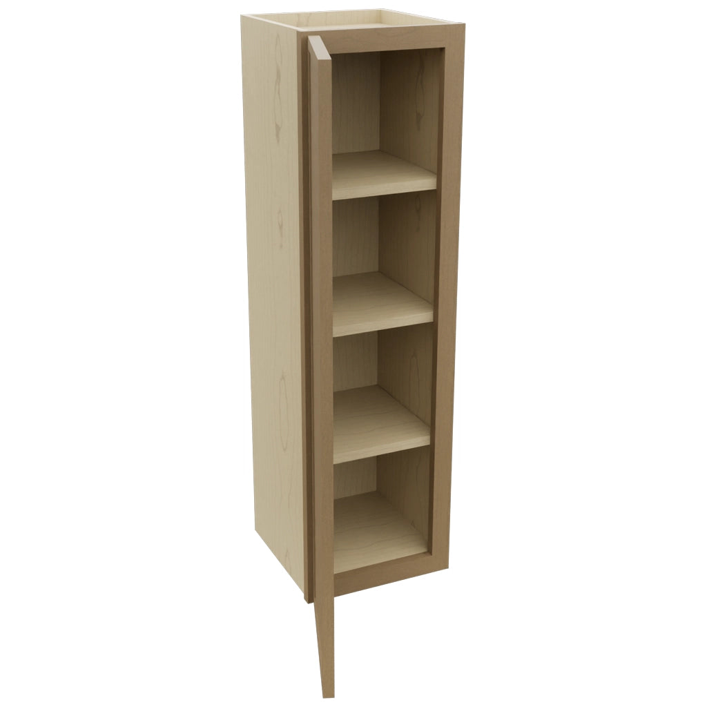 Fabuwood Luna Truffle W1242 Wall Standard Cabinet, Open View