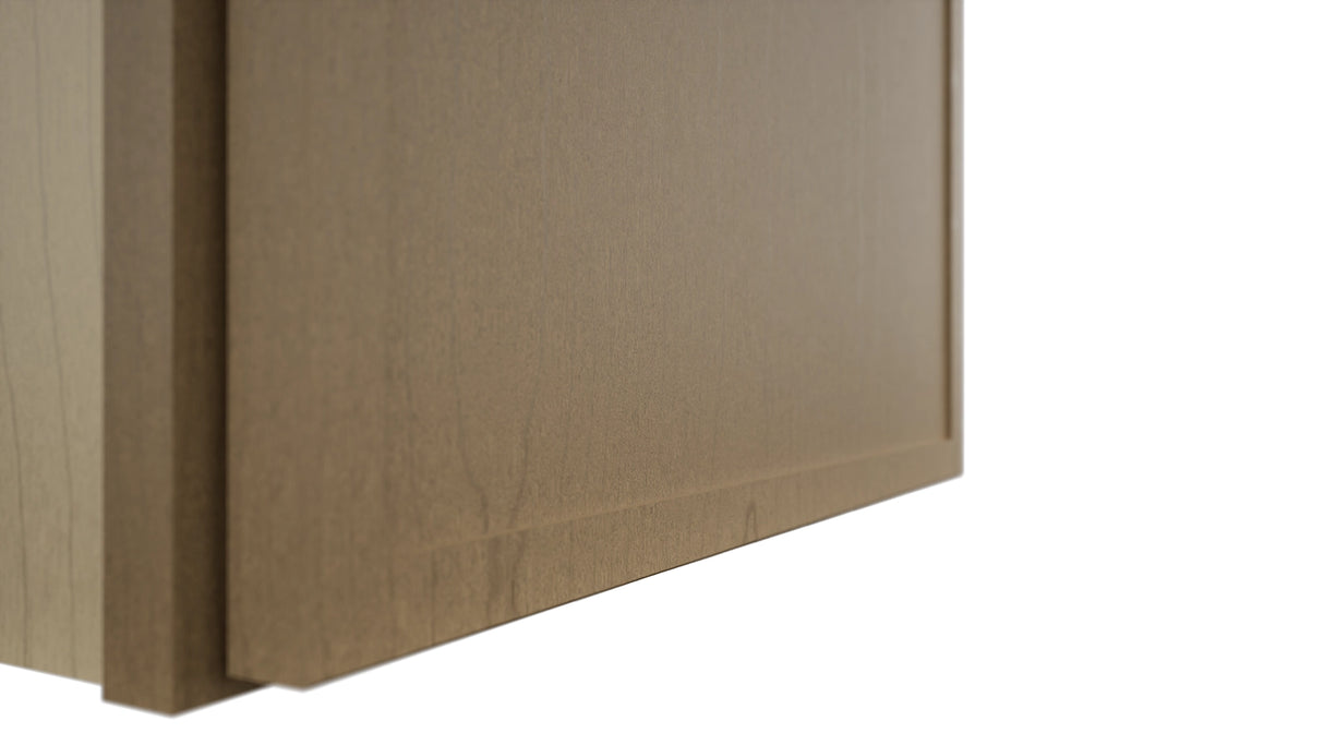 Fabuwood Luna Truffle W1818 Wall Standard Cabinet, Detail View