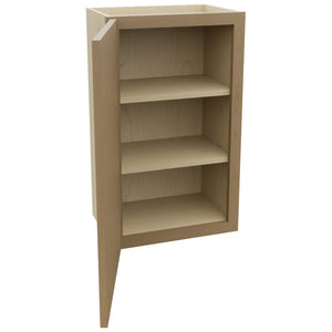 Fabuwood Luna Truffle W1830 Wall Standard Cabinet, Open View