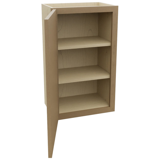 Fabuwood Luna Truffle W1830 Wall Standard Cabinet, Open View