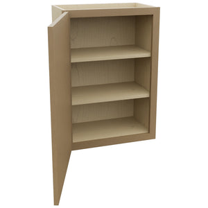 Fabuwood Luna Truffle W2130 Wall Standard Cabinet, Open View