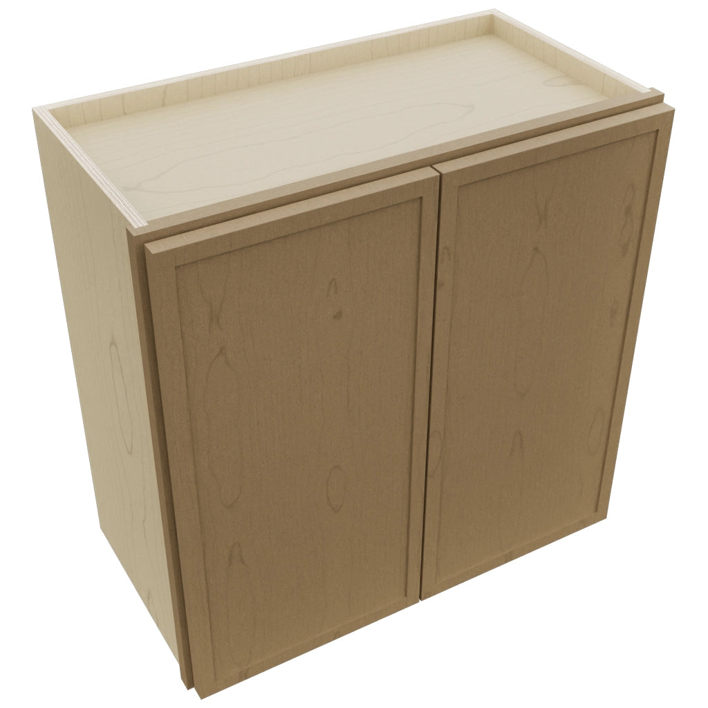 Fabuwood Luna Truffle W2424 Wall Standard Cabinet, Top View