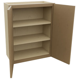 Fabuwood Luna Truffle W2430 Wall Standard Cabinet, Open View