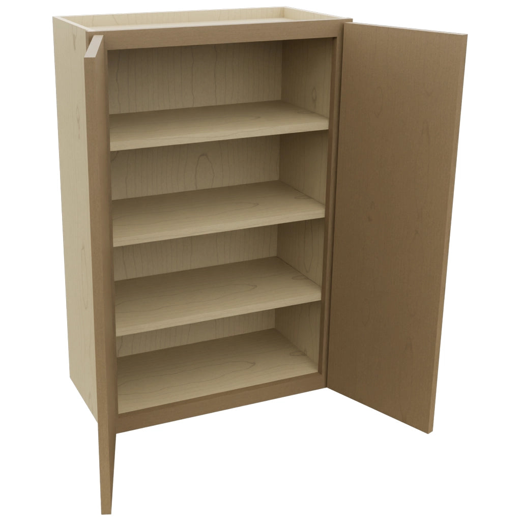 Fabuwood Luna Truffle W2436 Wall Standard Cabinet, Open View