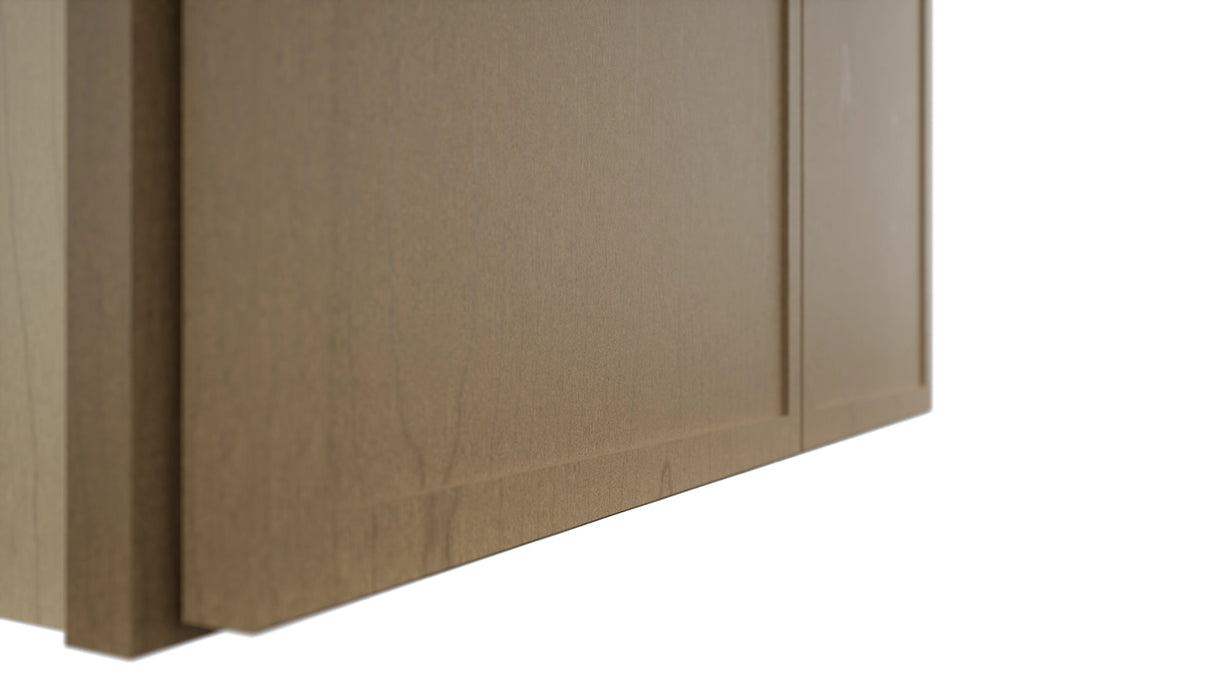Fabuwood Luna Truffle W2718 Wall Standard Cabinet, Detail View