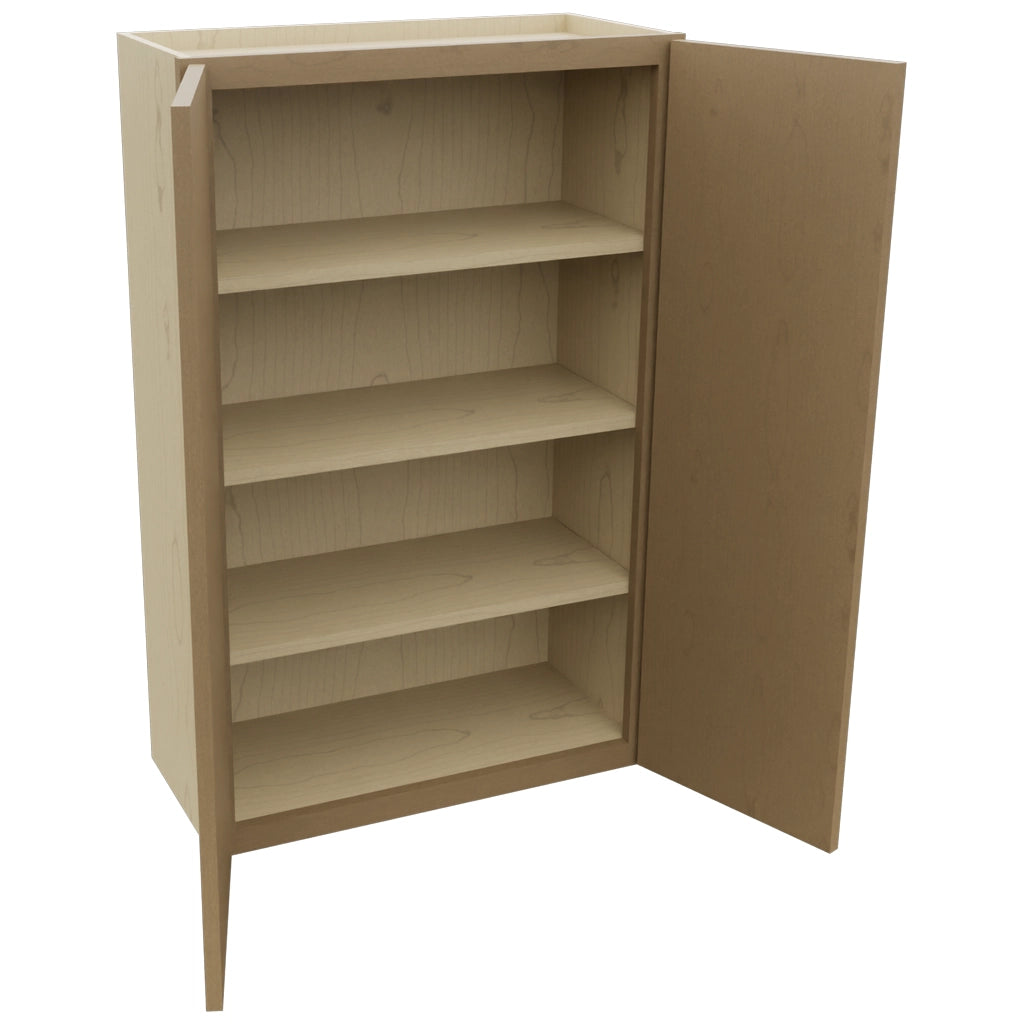 Fabuwood Luna Truffle W2742 Wall Standard Cabinet, Open View