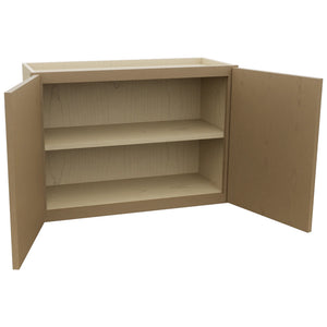 Fabuwood Luna Truffle W3021 Wall Standard Cabinet, Open View