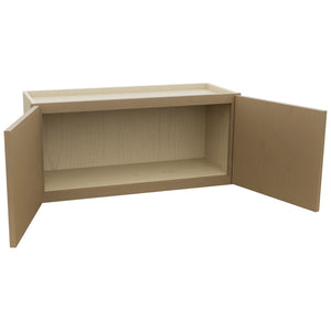 Fabuwood Luna Truffle W3315 Wall Standard Cabinet, Open View