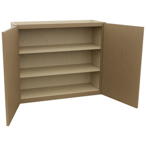 Fabuwood Luna Truffle W3630 Wall Standard Cabinet, Open View