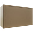 Fabuwood Luna Truffle WAC3018 Wall Appliance Cabinet, Front View
