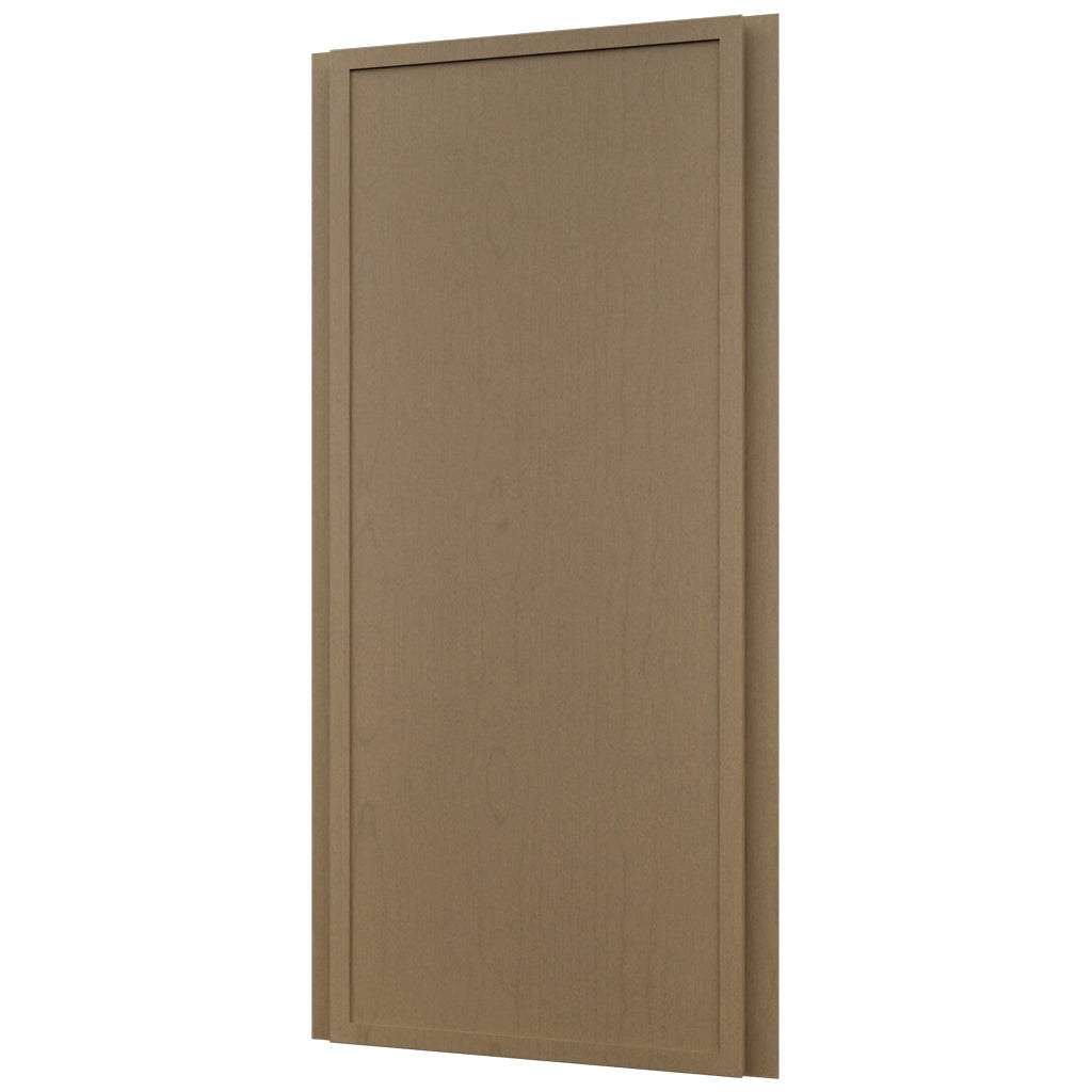 Fabuwood Luna Truffle WAE1236 Wall Angle End Cabinet, Front View
