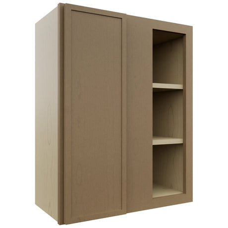 Fabuwood Luna Truffle WBC2430 Wall Corner Blind Cabinet, Front View