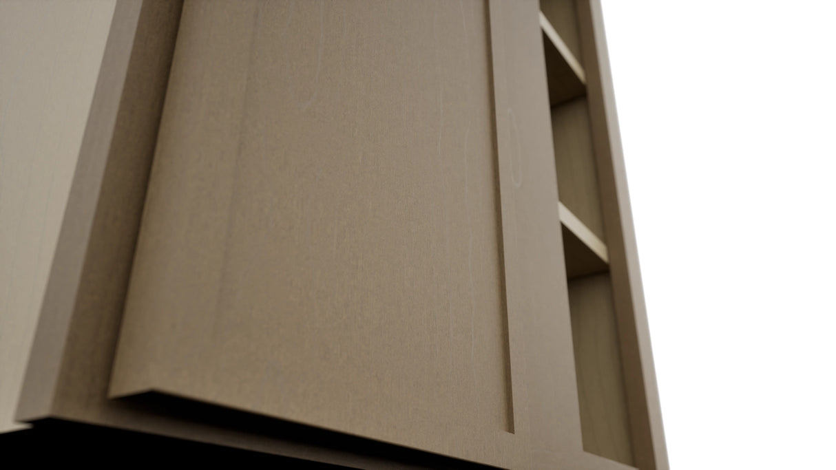 Fabuwood Luna Truffle WBC2430 Wall Corner Blind Cabinet, Detail View