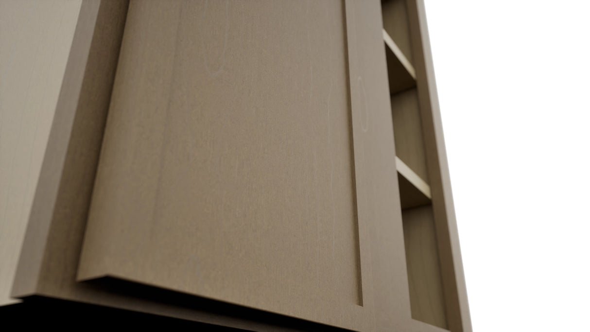 Fabuwood Luna Truffle WBC2436 Wall Corner Blind Cabinet, Detail View