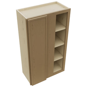 Fabuwood Luna Truffle WBC2442 Wall Corner Blind Cabinet, Top View