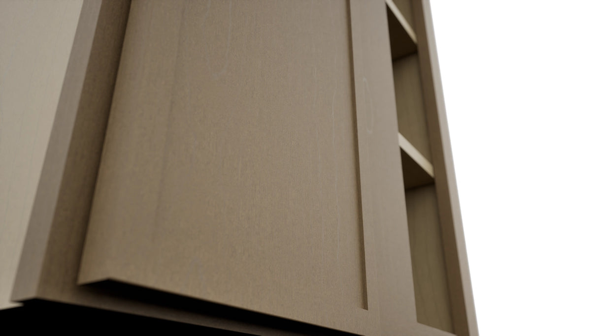 Fabuwood Luna Truffle WBC2442 Wall Corner Blind Cabinet, Detail View