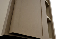 Fabuwood Luna Truffle WBC2442 Wall Corner Blind Cabinet, Detail View