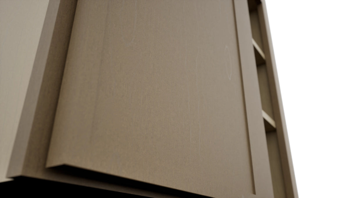 Fabuwood Luna Truffle WBC3030 Wall Corner Blind Cabinet, Detail View