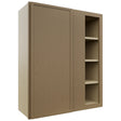 Fabuwood Luna Truffle WBC3036 Wall Corner Blind Cabinet, Front View