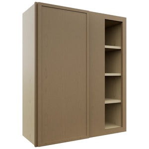 Fabuwood Luna Truffle WBC3036 Wall Corner Blind Cabinet, Front View