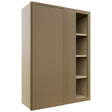 Fabuwood Luna Truffle WBC3042 Wall Corner Blind Cabinet, Front View