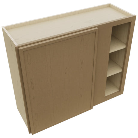 Fabuwood Luna Truffle WBC3630 Wall Corner Blind Cabinet, Top View