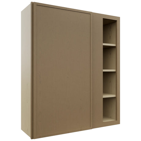 Fabuwood Luna Truffle WBC3642 Wall Corner Blind Cabinet, Front View