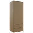 Fabuwood Luna Truffle WD1848 Wall Drawer Cabinet, Front View