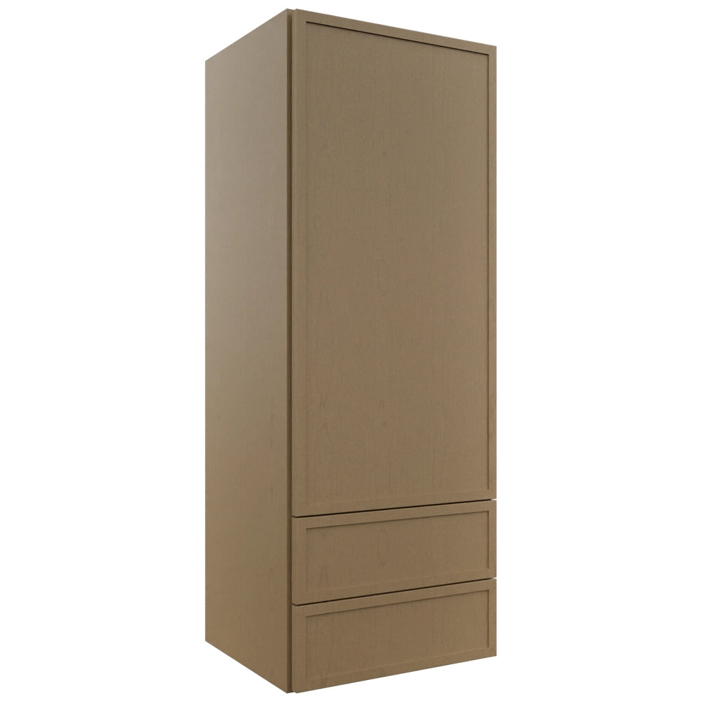 Fabuwood Luna Truffle WD1848 Wall Drawer Cabinet, Front View