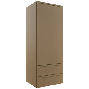 Fabuwood Luna Truffle WD1848 Wall Drawer Cabinet, Front View