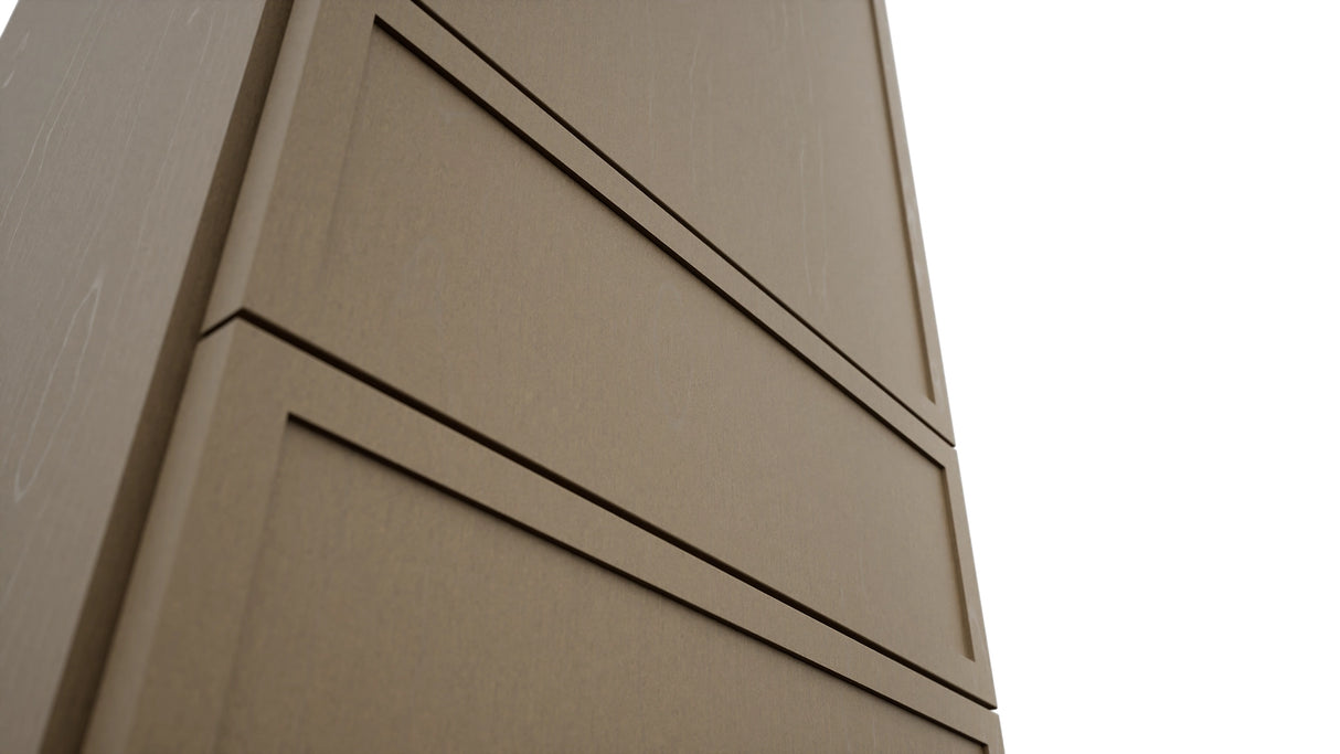 Fabuwood Luna Truffle WD1848 Wall Drawer Cabinet, Detail View