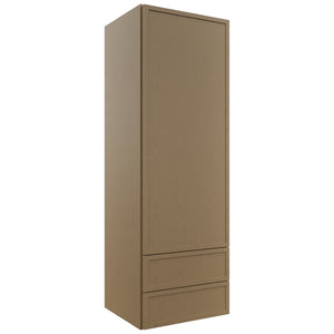 Fabuwood Luna Truffle WD1854 Wall Drawer Cabinet, Front View