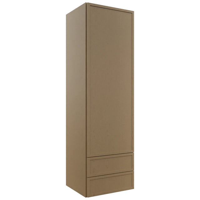 Fabuwood Luna Truffle WD1860 Wall Drawer Cabinet, Front View