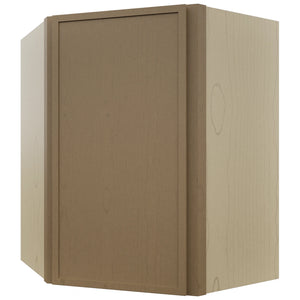 Fabuwood Luna Truffle WDC2430 Wall Corner Diagonal Cabinet, Front View