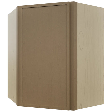 Fabuwood Luna Truffle WDC2430 Wall Corner Diagonal Cabinet, Front View