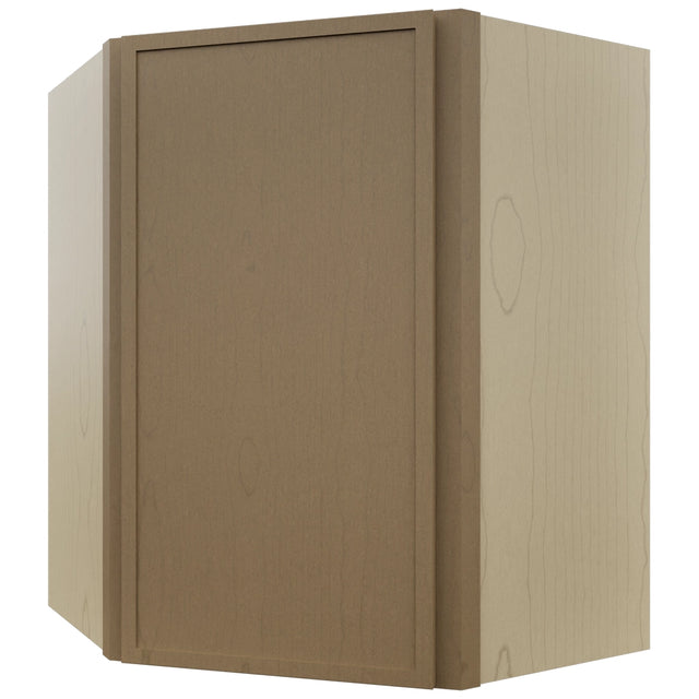 Fabuwood Luna Truffle WDC2430 Wall Corner Diagonal Cabinet, Front View