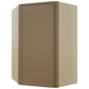 Fabuwood Luna Truffle WDC2436 Wall Corner Diagonal Cabinet, Front View