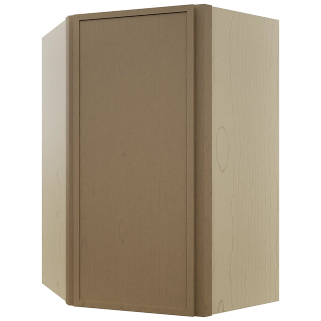 Fabuwood Luna Truffle WDC2436 Wall Corner Diagonal Cabinet, Front View