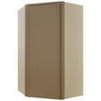 Fabuwood Luna Truffle WDC2442 Wall Corner Diagonal Cabinet, Front View